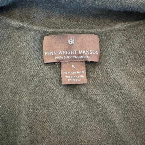 100% Cashmere Fenn Wright Manson Sweater for Women Size Small Button  cardigan - Picture 5 of 11